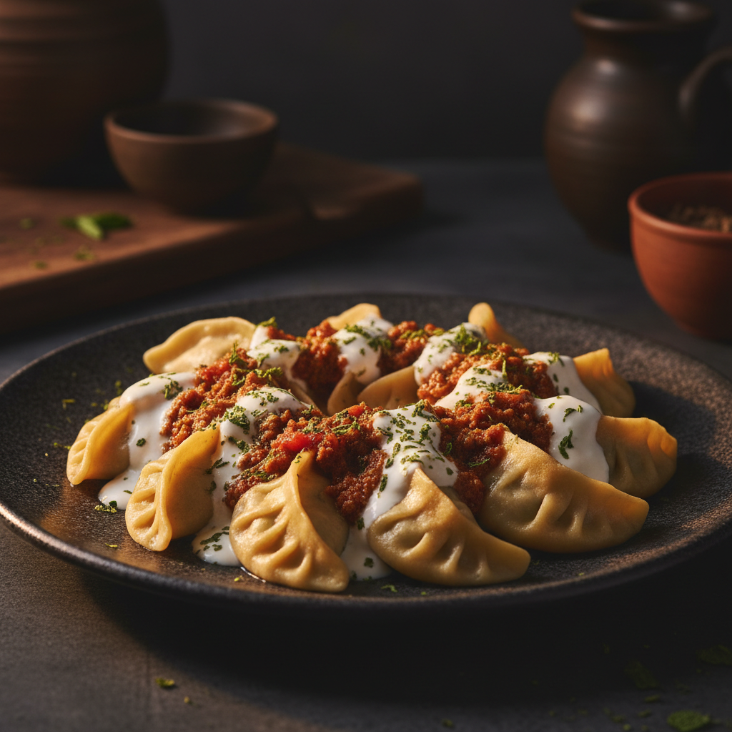 Afghan Ashak dumplings