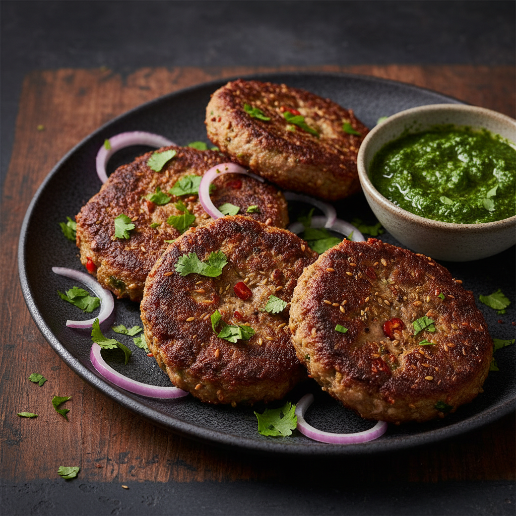 Chapli Kabab Afghan dish