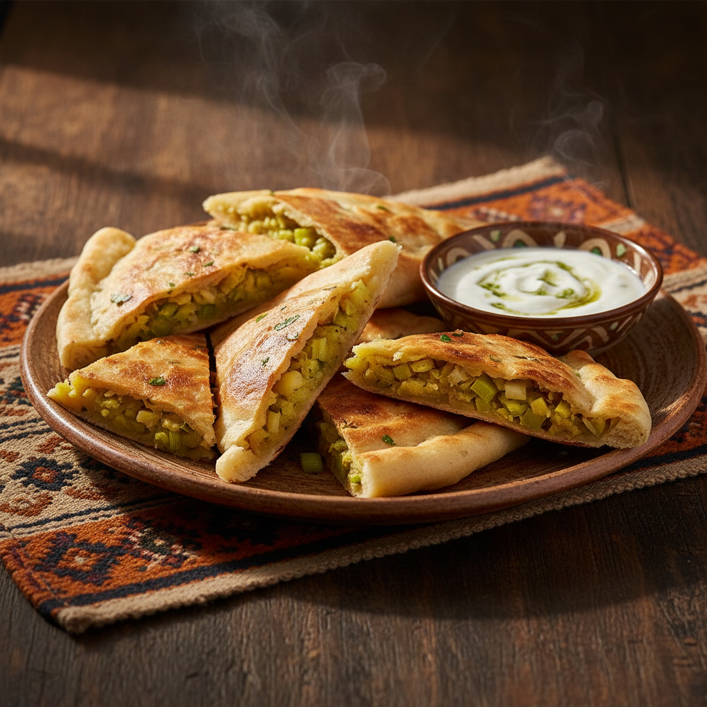 Afghan Bolani flatbread