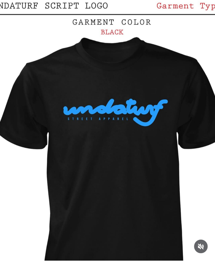 Black/Blue Tee
