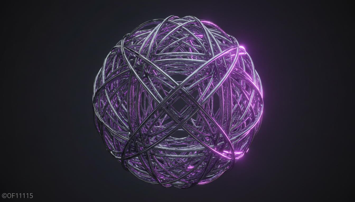Abstract fiber-optic sphere