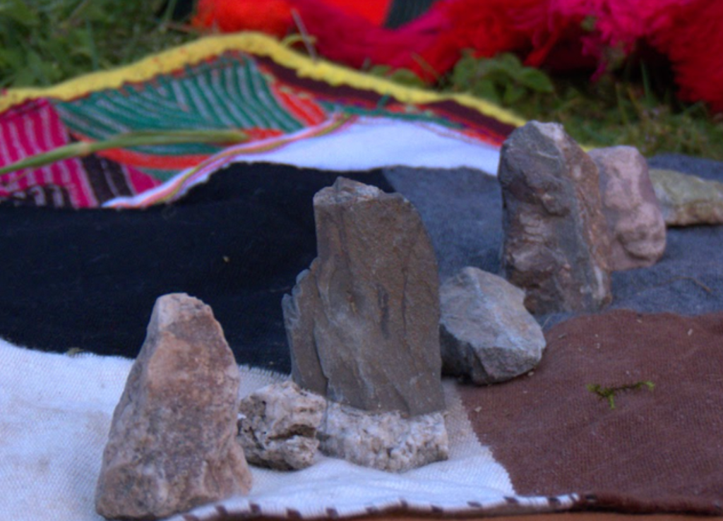 Sacred stones on Andean mesa