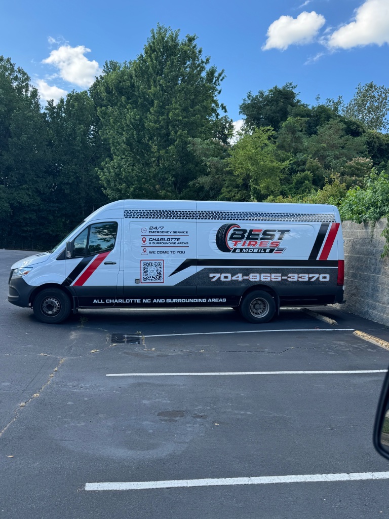 Best Tires & Mobile service van — 24/7 emergency mobile tire service, Charlotte & surrounding areas