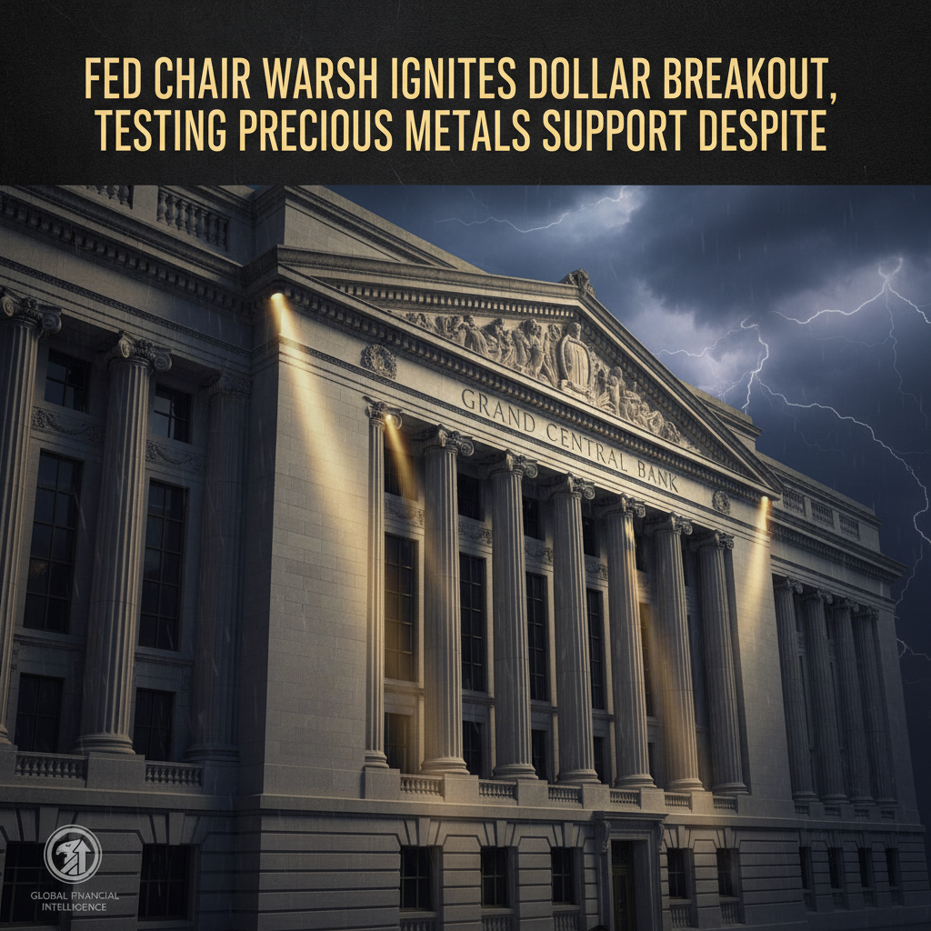 Fed Chair Warsh Ignites Dollar Breakout, Testing Precious Metals Support Despite Structural Central Bank Demand in 2026
