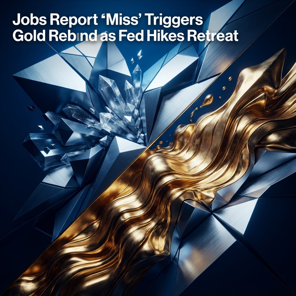 Jobs Report "Miss" Triggers Gold Rebound as Fed Hikes Retreat