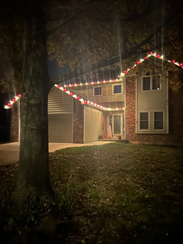 Red Halloween Lights