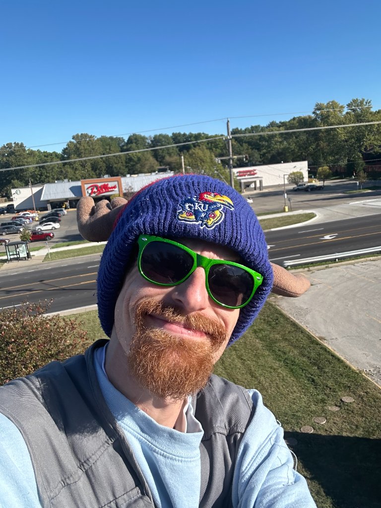 Midwestern Christmas Lights crew on the job in Lawrence, KS