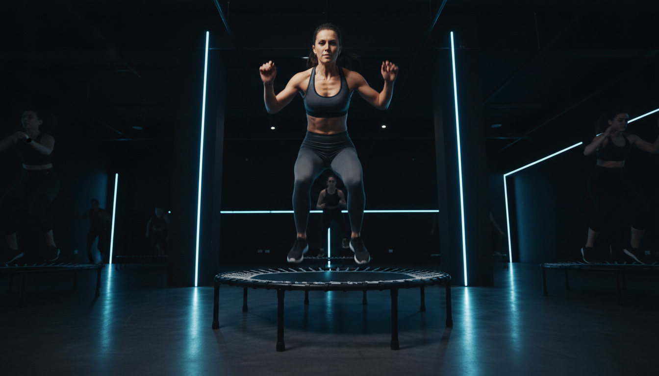 KITA Studio rebounding fitness class