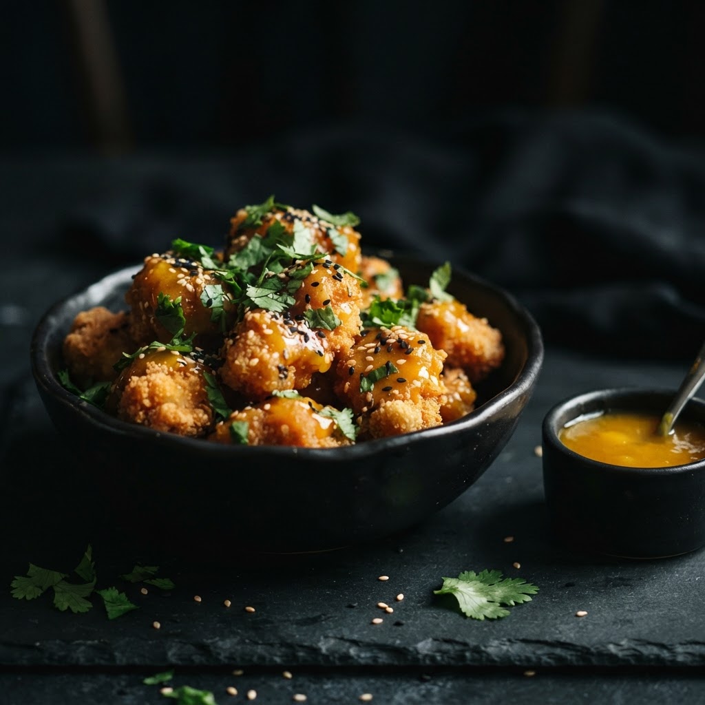 Mango Curry Boneless Wings