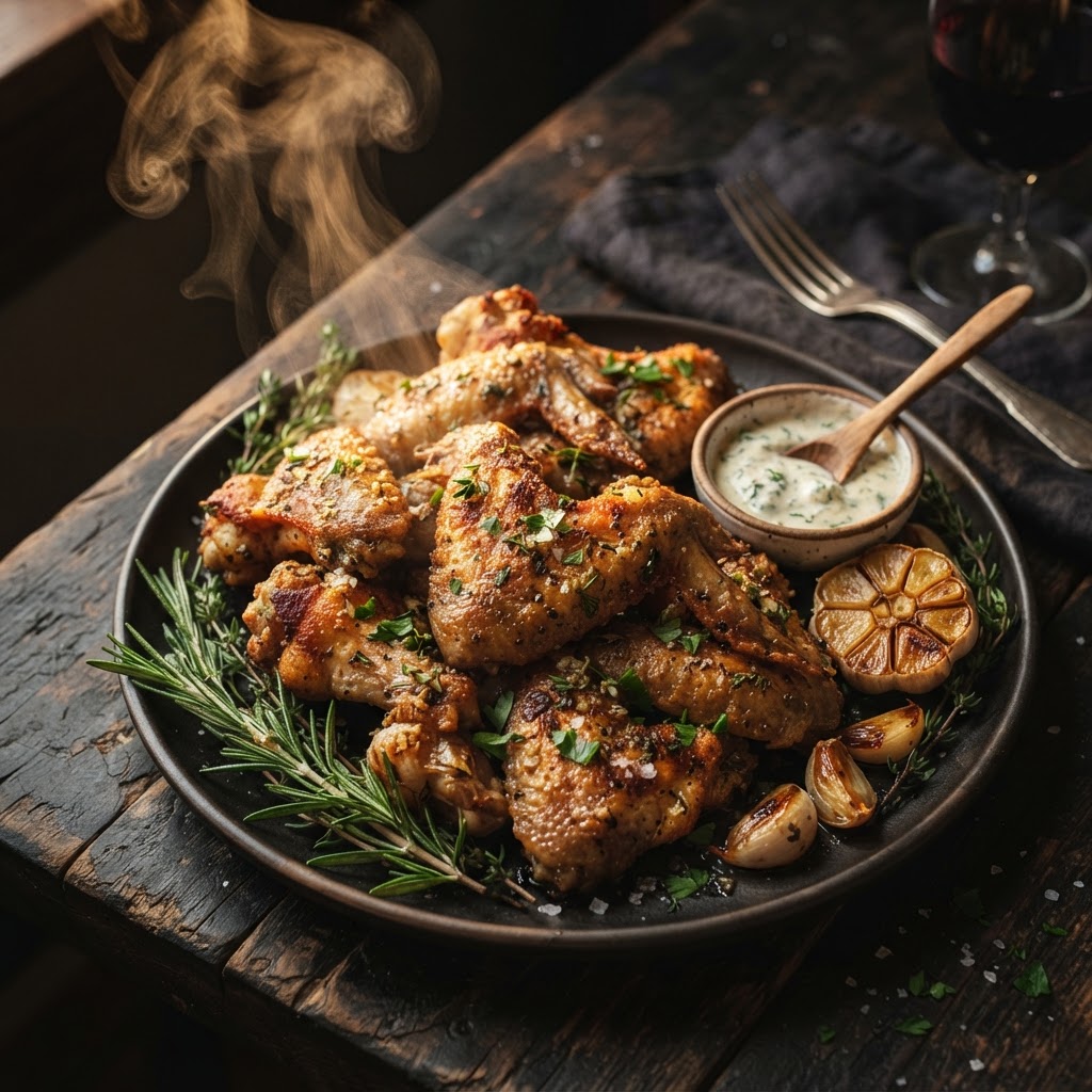 Garlic Herb Wings