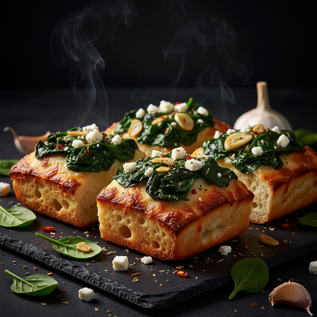 Spinat & Schafskäse Pizza Sticks