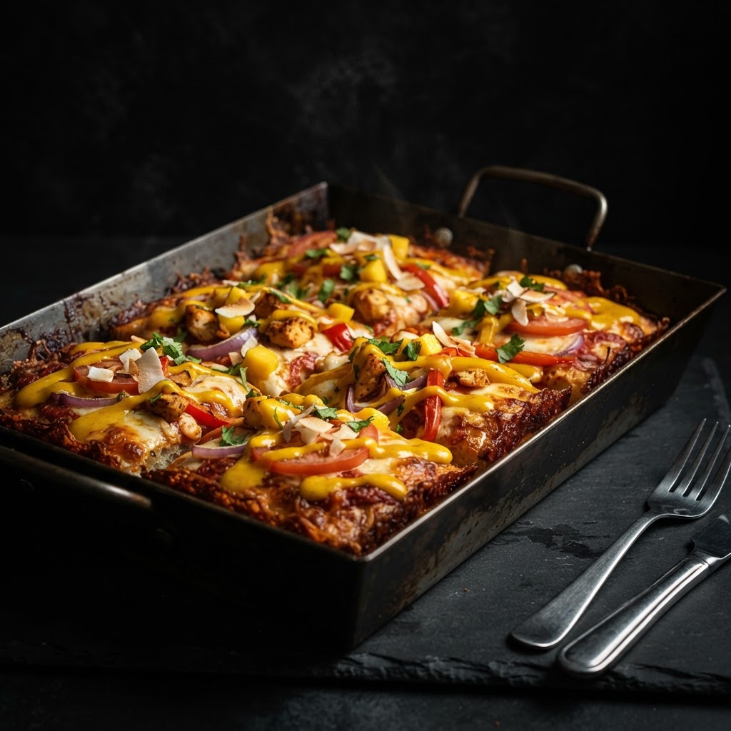 Mango Curry Pizza