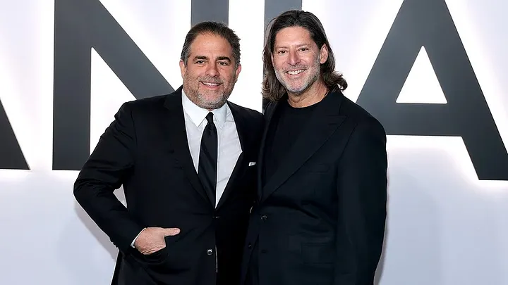 Brett Ratner and Marc Beckman at the Melania world premiere