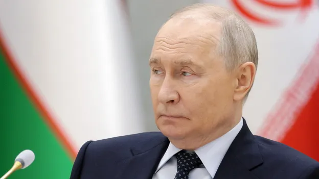 Vladimir Putin at a meeting