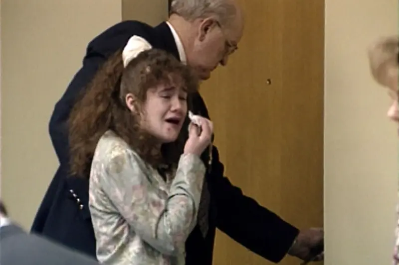 Christa Pike breaks down in court