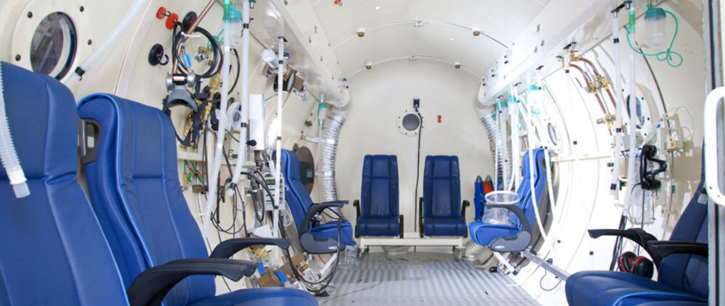 Modern hyperbaric treatment facility