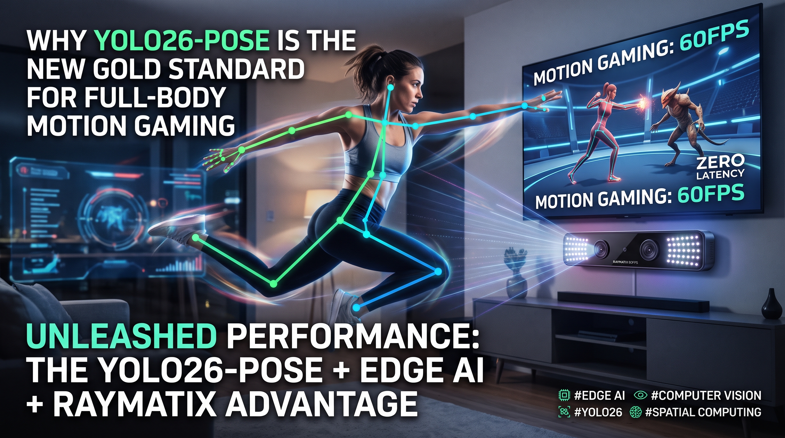 Why YOLO26-Pose + Edge AI is the New Gold Standard for Full-Body Motion Gaming