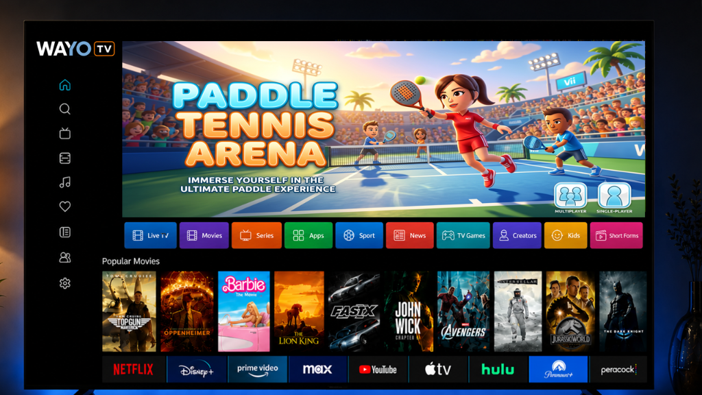 The Future of Living Room Gaming: WAYO TV and Raymatix Announce Groundbreaking Global Partnership