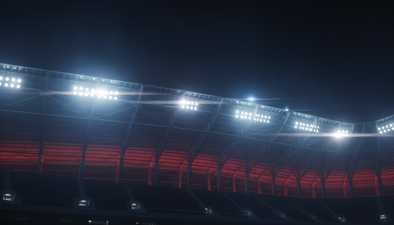 Stadium at night
