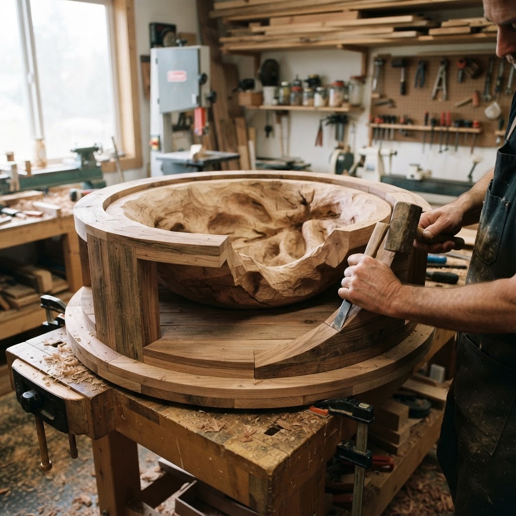 Bespoke Treetop Dendritic Kyma-Fluid Resonance basin — step 1