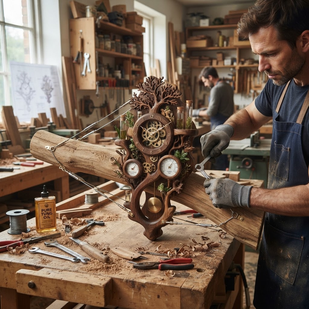Bespoke Treetop Dendritic Phyto-Kinetic Pollination Clock — step 4