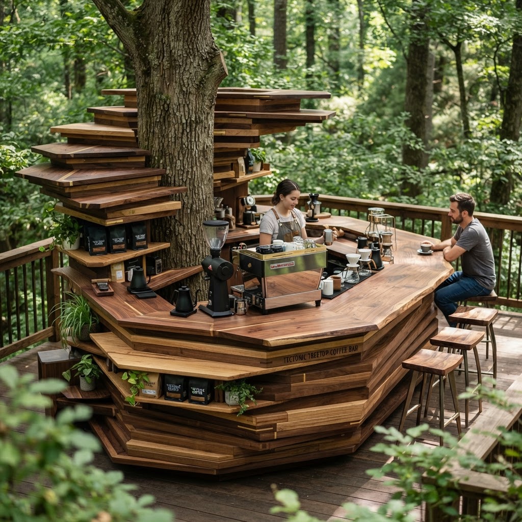 Tectonic Plate Treetop Coffee Bar