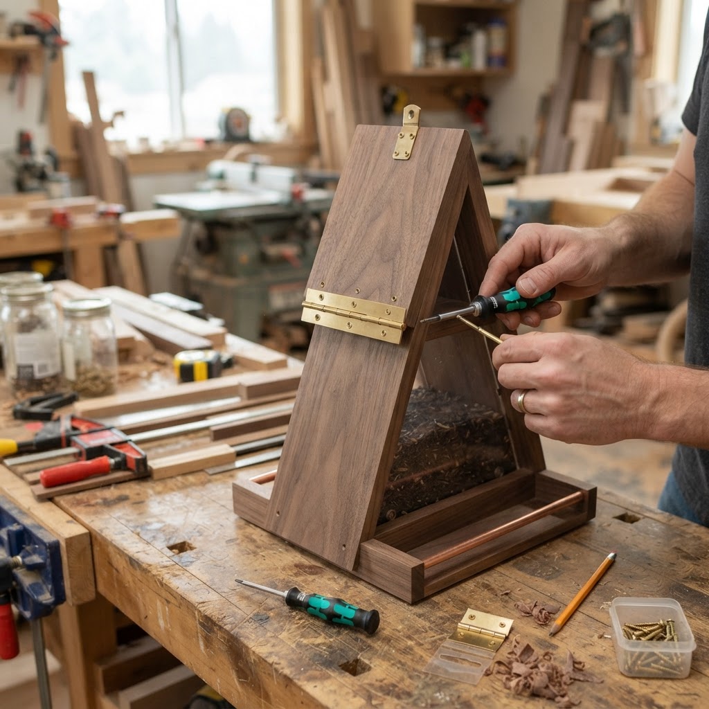 Mid-Century Modern A-Frame Seed Silo — step 4