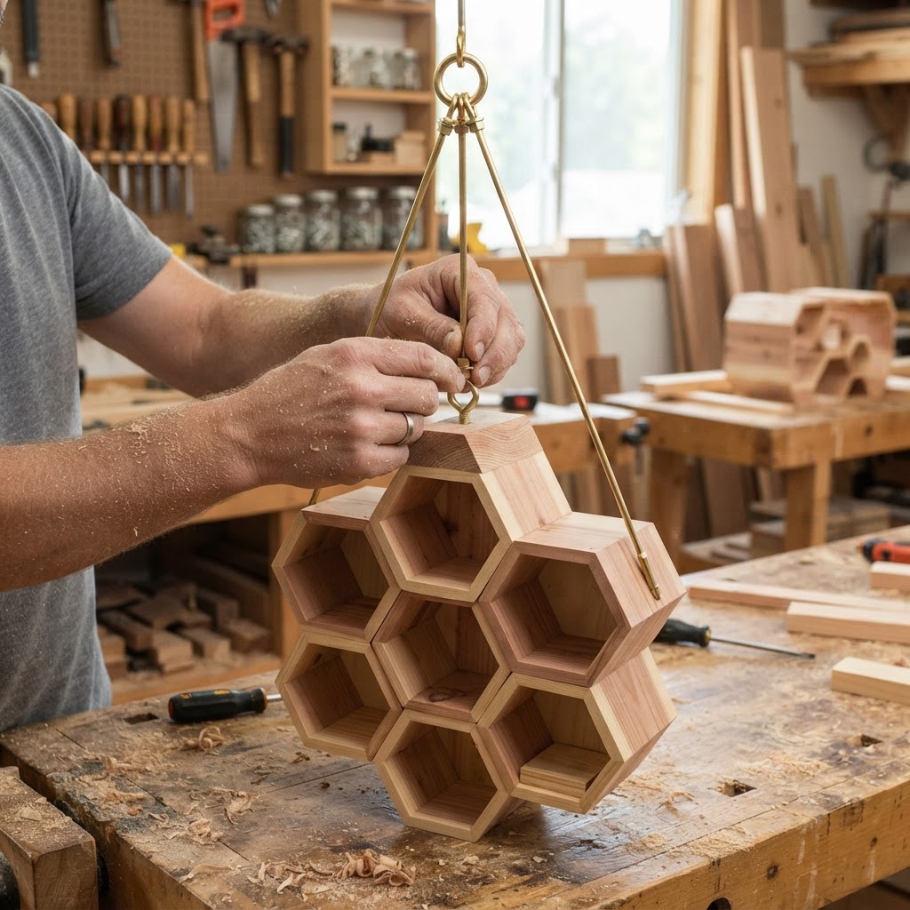Isometric Hexagonal Honeycomb Cell Seed Hive — step 4