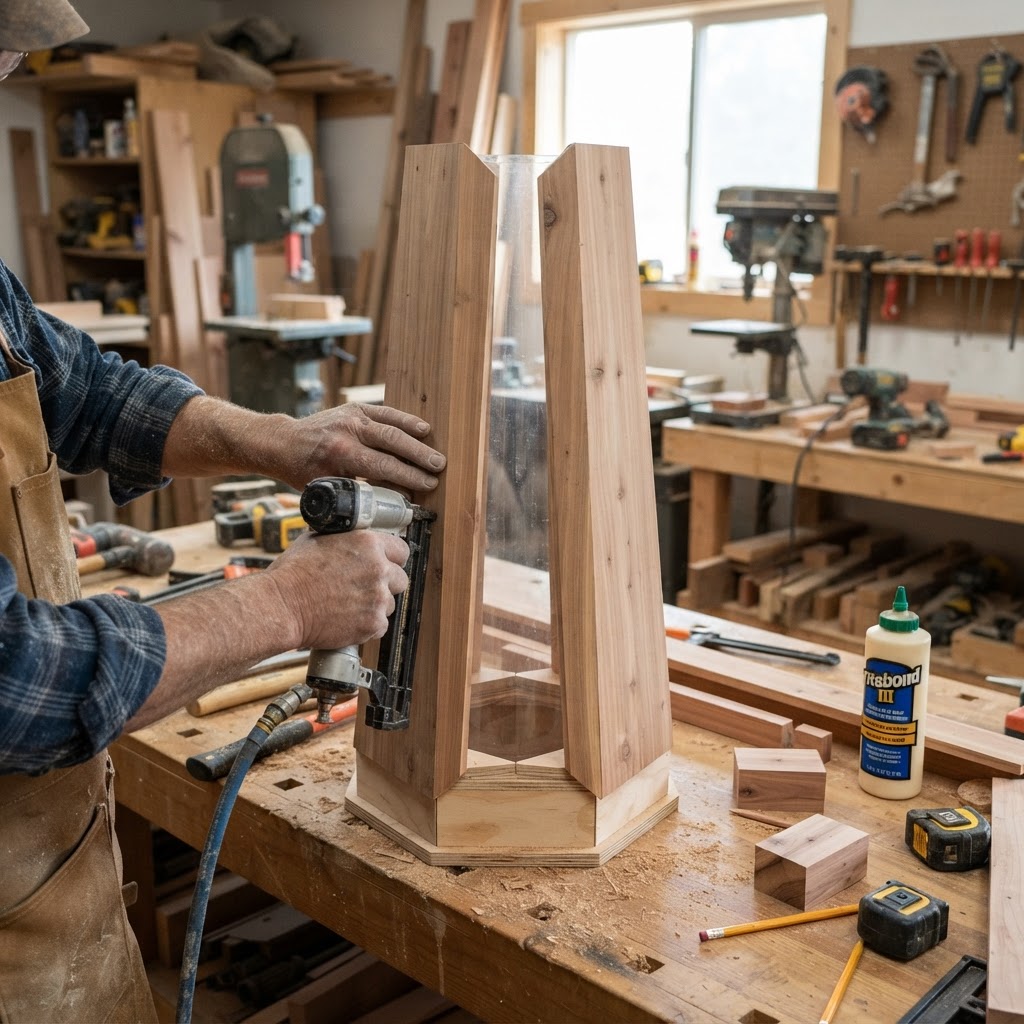 Maritime Lighthouse Beacon Seed Tower — step 1