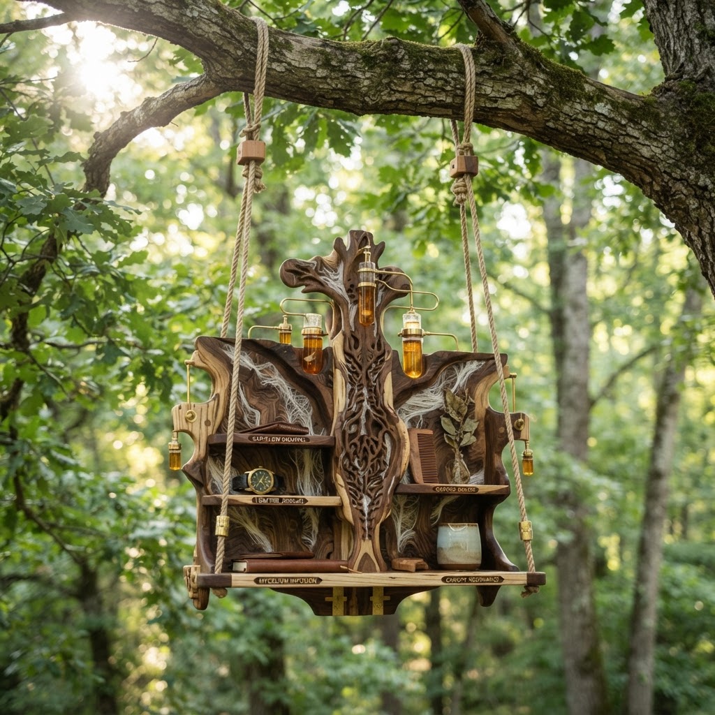 Bespoke Treetop Dendritic Mycelium-Infused Phyto-Baric Sap-Flow Canopy Resonance-Chamber Valet