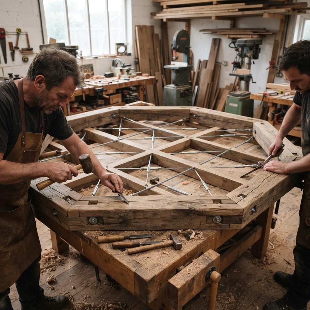 Bespoke Treetop Anemometer Kinetic Wind-Art Studio — step 1