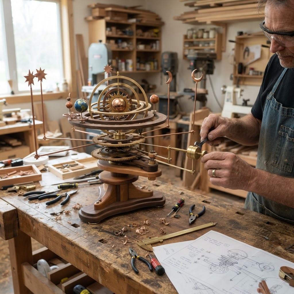 Clockwork Orrery Celestial Seed Orbit — step 4