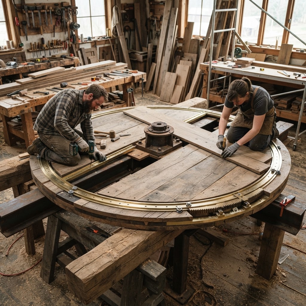 Bespoke Treetop Celestial Orrery Mechanical Observatory — step 1