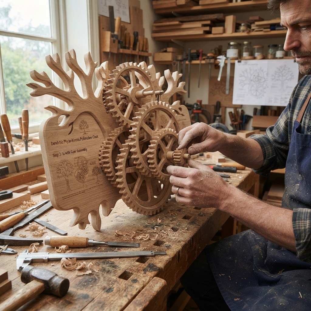 Bespoke Treetop Dendritic Phyto-Kinetic Pollination Clock — step 3