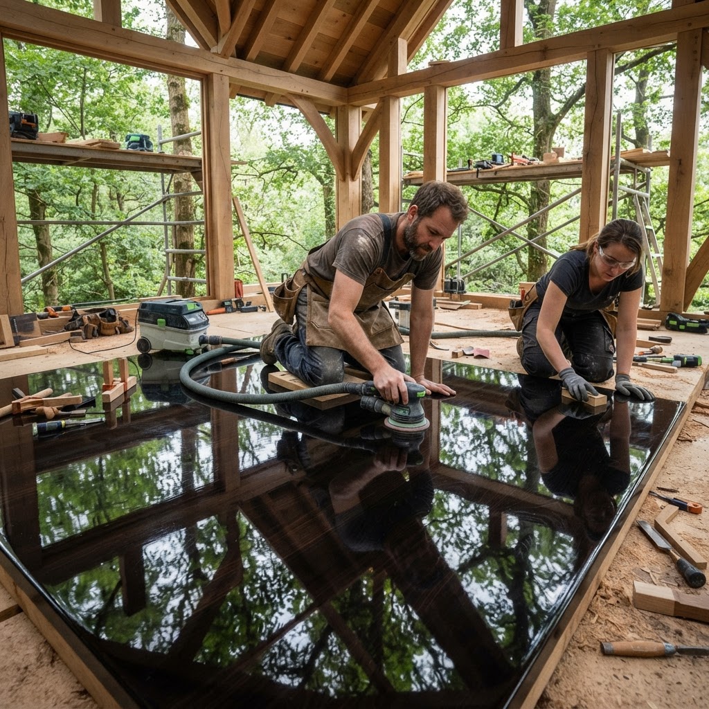 Bespoke Treetop Obsidian Scrying Reflection Pavilion — step 2