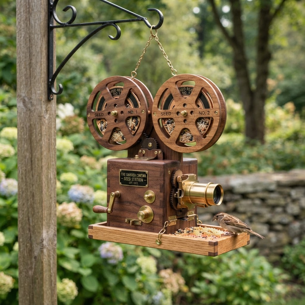 Vintage Film Reel Projector Seed Station