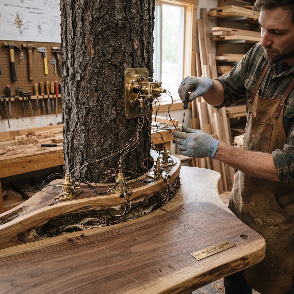 Bespoke Treetop Dendritic Mycelium-Infused Phyto-Ionic Sap-Density Observatory Desk — step 3