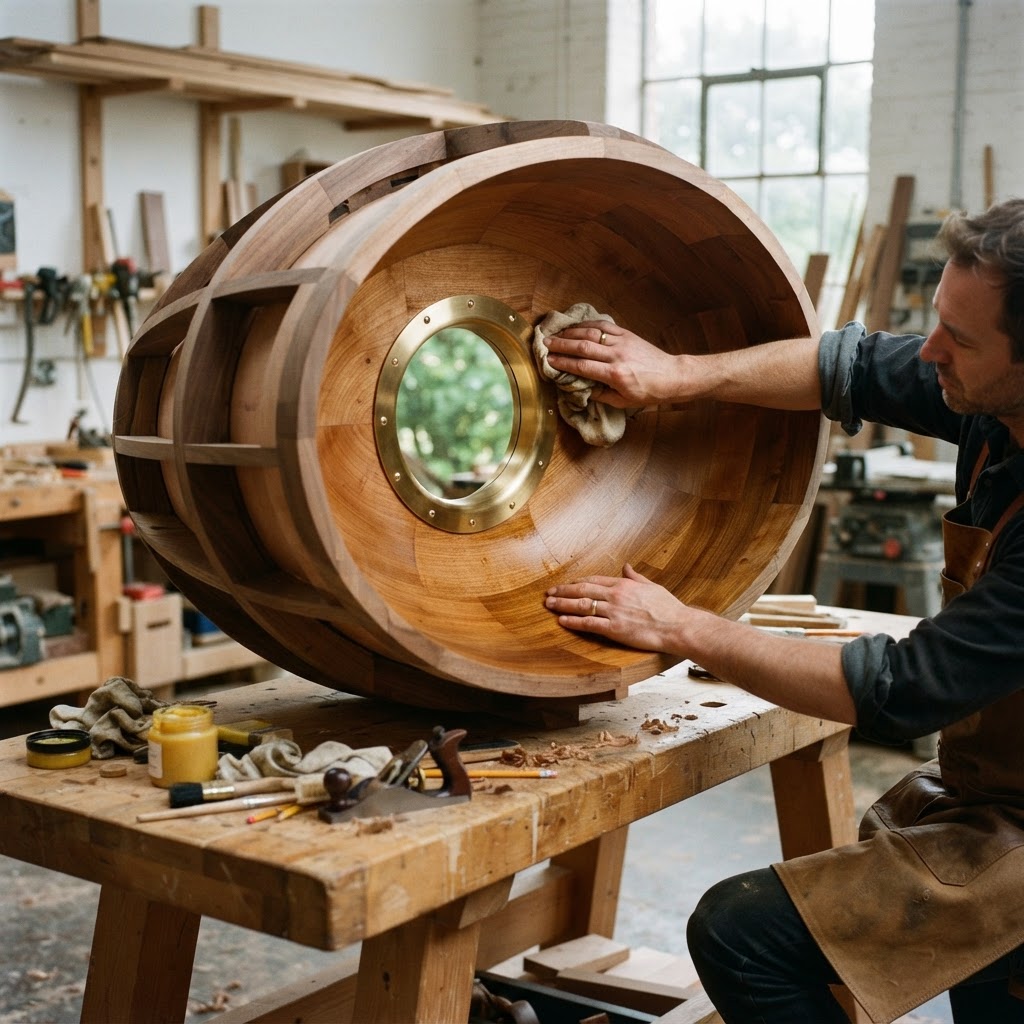Bespoke Treetop Phonographic Echo-Chamber Pod — step 4