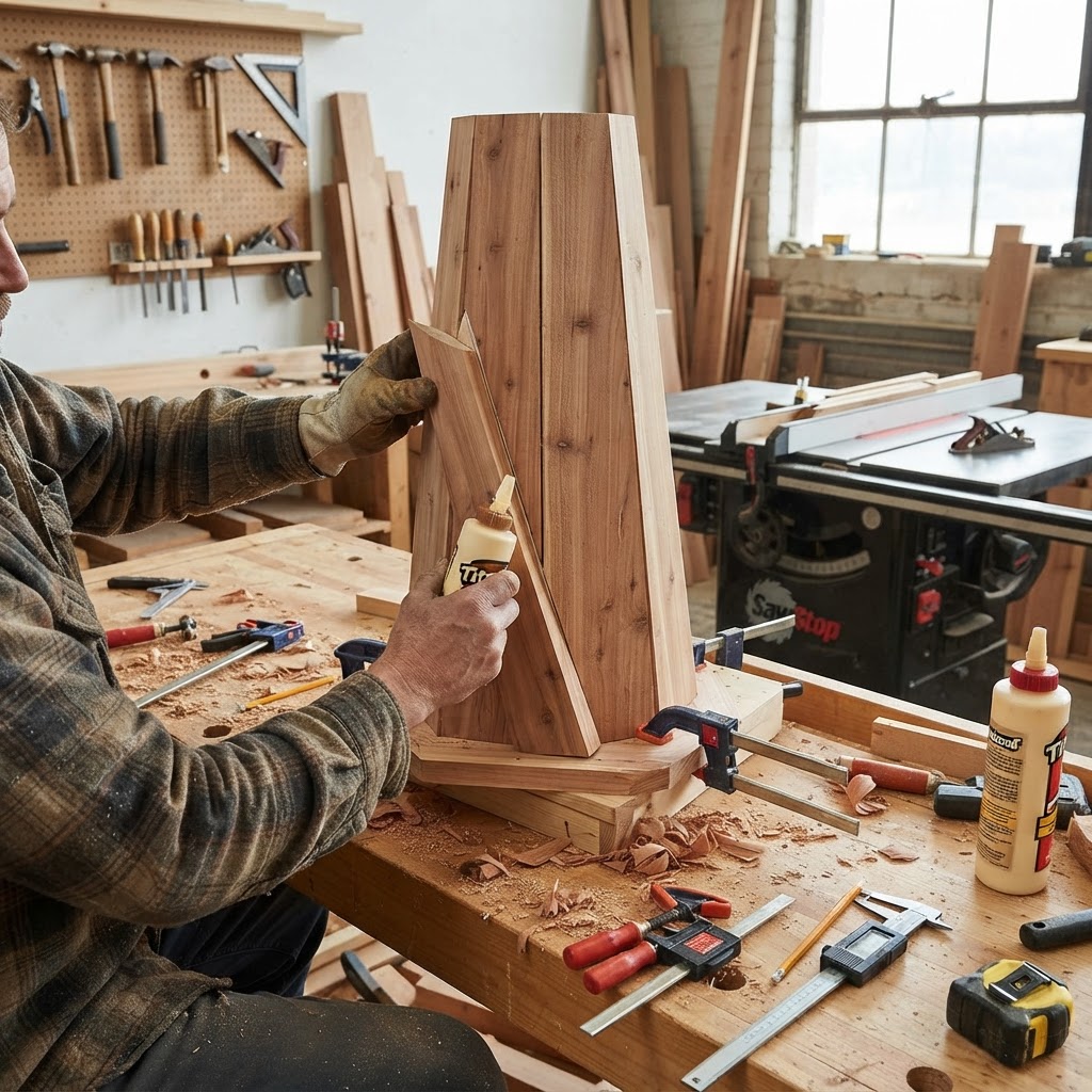 Rustic Maritime Lighthouse Beacon Feeder — step 1
