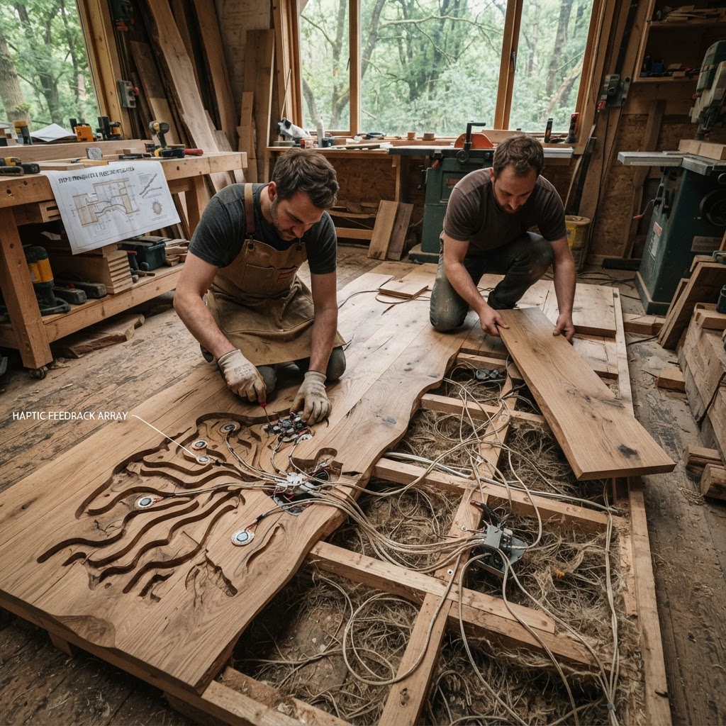 Bespoke Treetop Dendritic Mycelium-Infused Haptic Echo-Mapping Chamber — step 3
