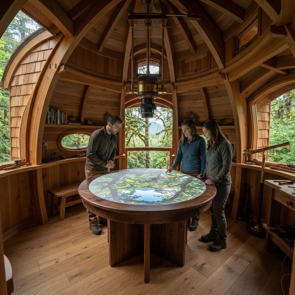 Bespoke Treetop Ocular Camera Obscura Chamber