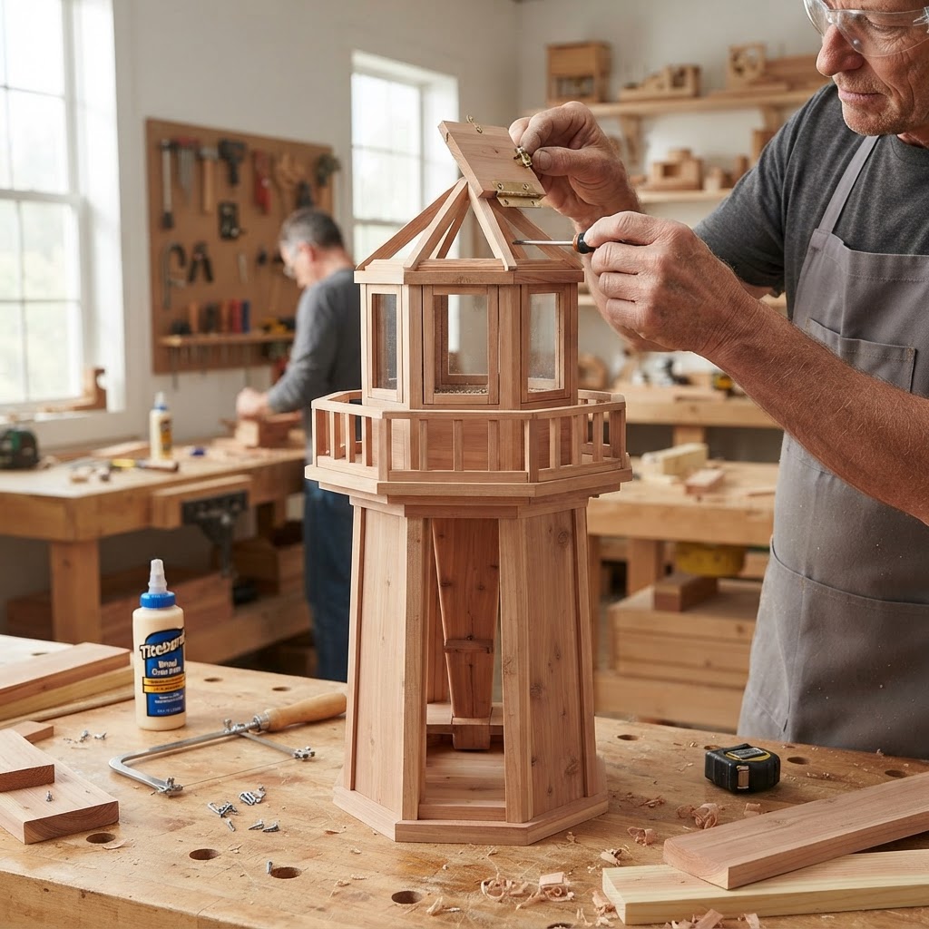 Maritime Lighthouse Beacon Seed Tower — step 2