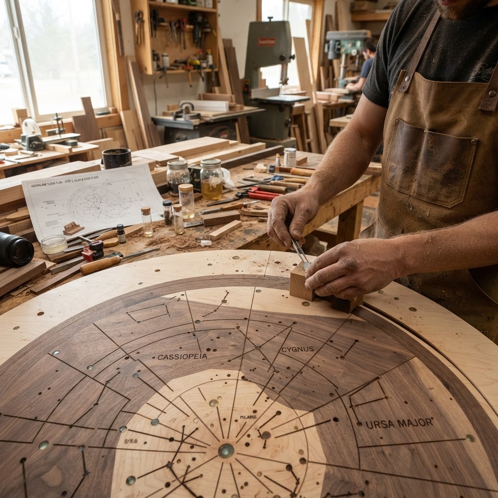 Stellar Cartography Canopy Astrolabe — step 2