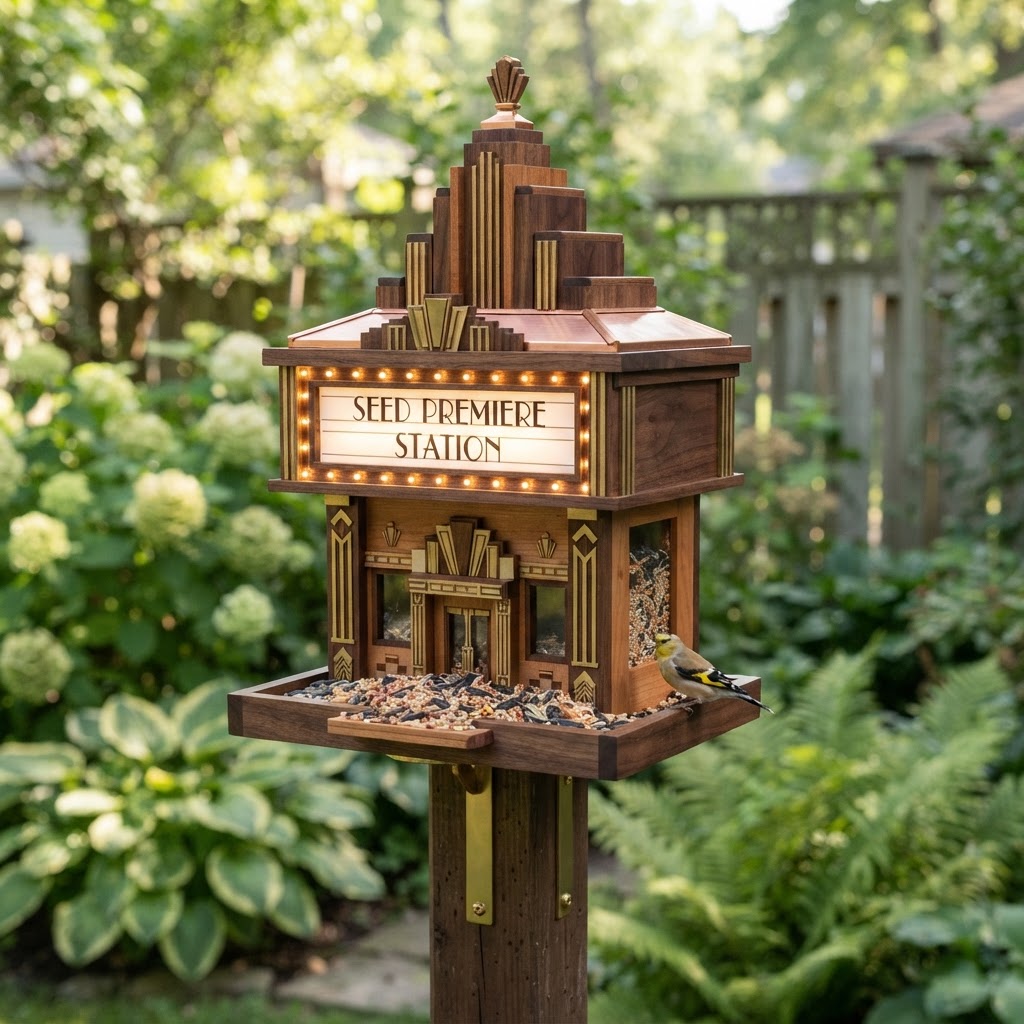 Art Deco Cinema Marquee Seed Premiere Station