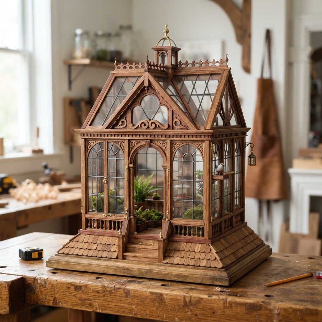 Victorian Miniature Conservatory Seed Pavilion