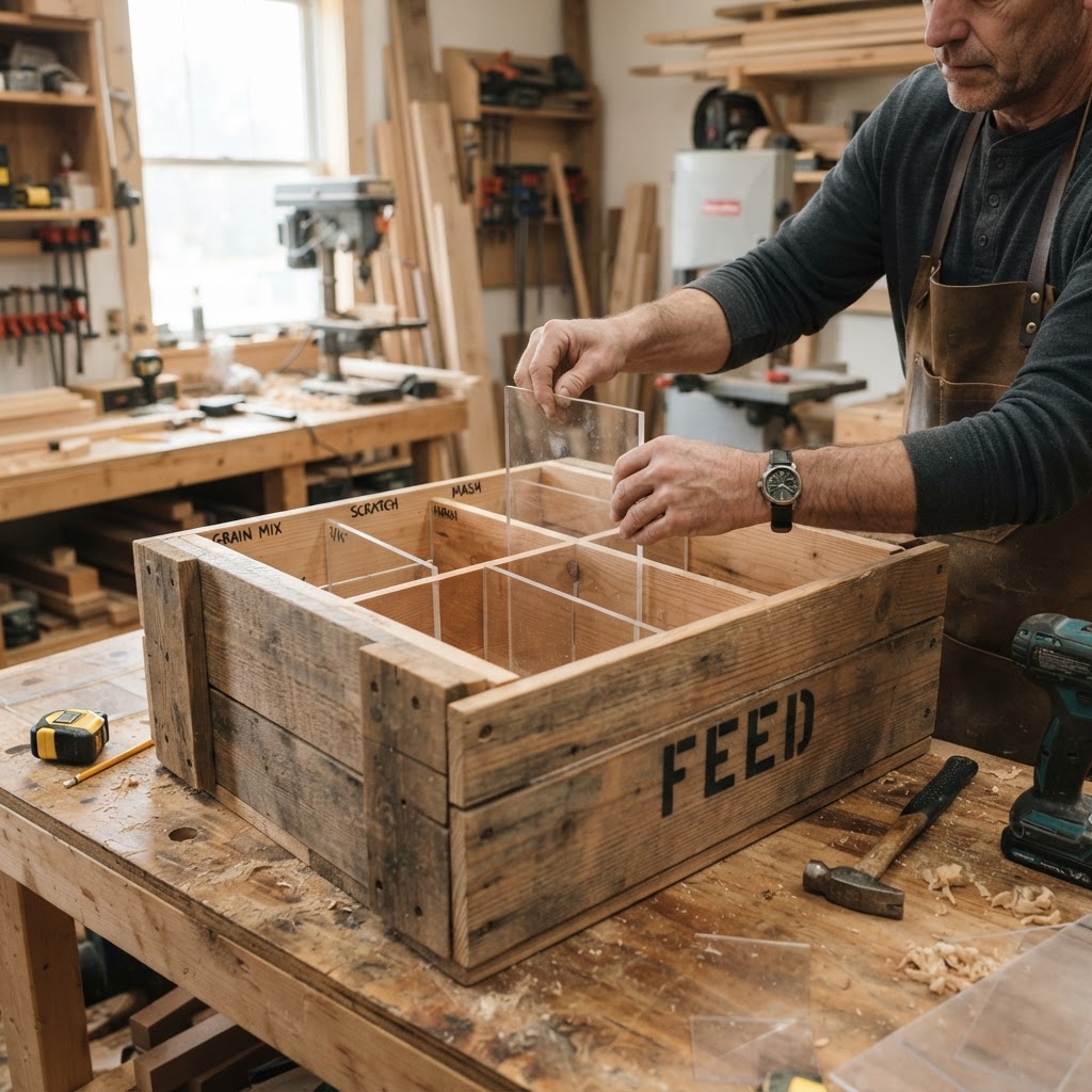 Subterranean Root-Cellar Inspired Vegetable Crate Feeder — step 2