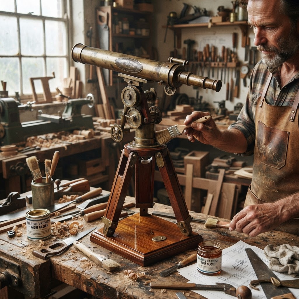 Vintage Brass Telescope Seed Observatory — step 4