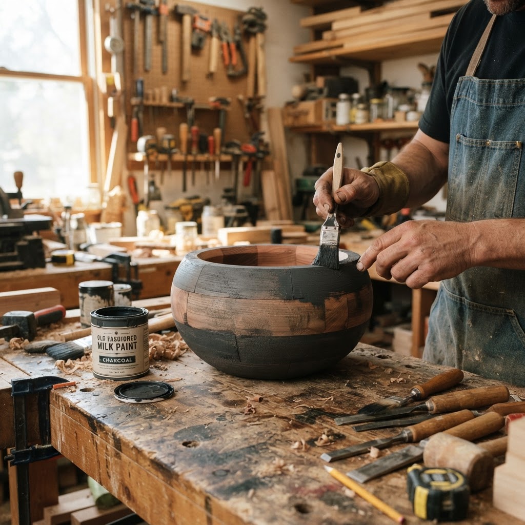 Vintage Alchemy Alchemist Crucible Seed Cauldron — step 1
