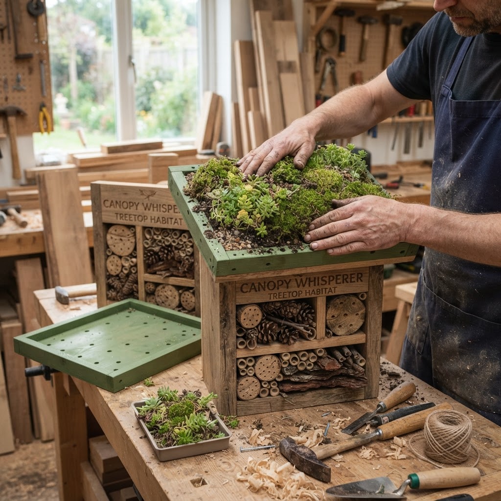 Bespoke Treetop 'Canopy Whisperer' Insect Hotel — step 3