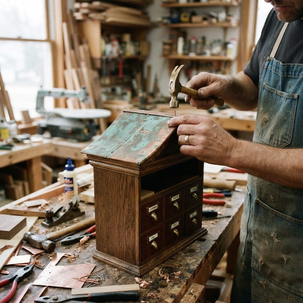 Victorian Miniature Apothecary Seed Cabinet — step 3